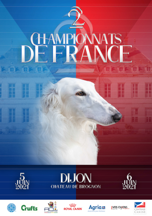 affiche de la 143me exposition de championnat de France de Dijon 2021