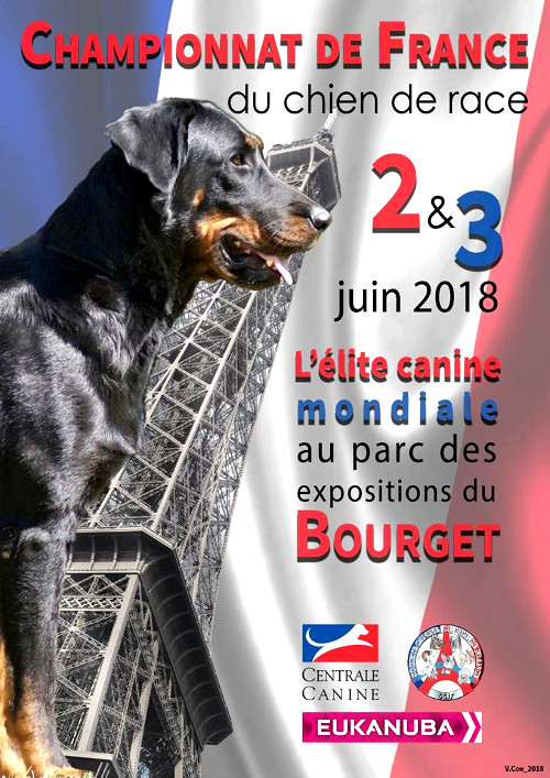 affiche de la 140me exposition de championnat de France de Seine-Saint-Denis 2018