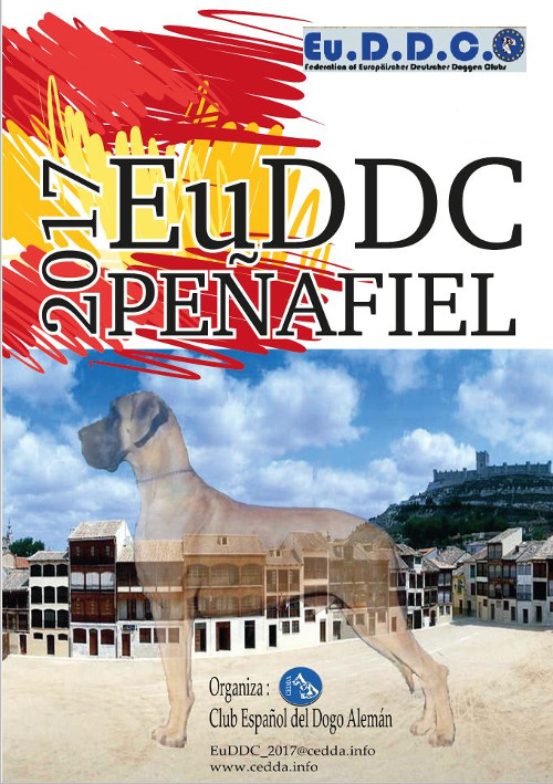 affiche du 38me concours de l'Eu.D.D.C. 2017  Peafiel en Espagne