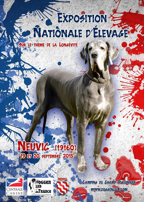 affiche de l'exposition nationale d'levage de Neuvic
