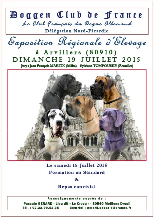 poster of l'exposition rgionale d'levage in Arvillers