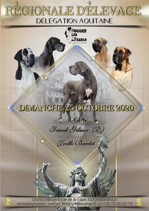 affiche de l'exposition rgionale d'levage de Bordeaux 2020
