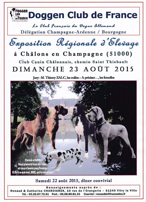 affiche de l'exposition rgionale d'levage de Chlons-en-Champagne