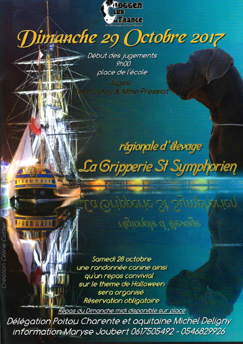 Poster of l'exposition rgionale d'levage in La Gripperie St Symphorien 2017