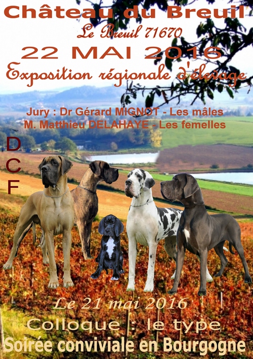 Poster of l'exposition rgionale d'levage in Le Breuil