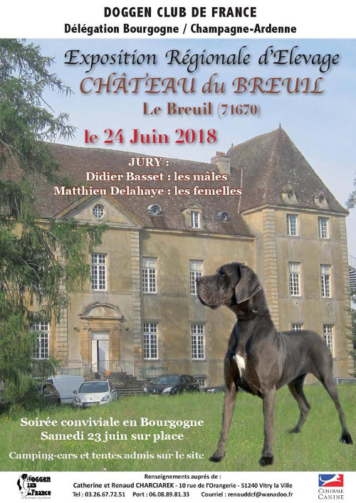 Poster of l'exposition rgionale d'levage in Le Breuil 2018