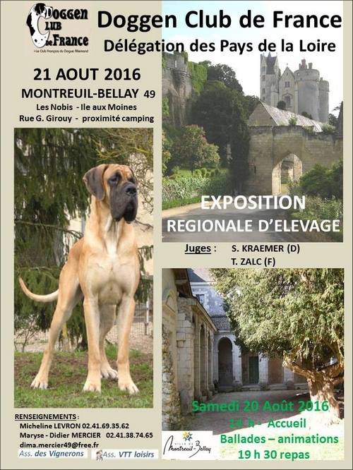 Poster of l'exposition rgionale d'levage in Montreuil-Ballay